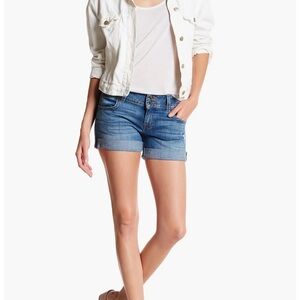 Hudson Ruby Cuffed Denim Shorts - Size 28